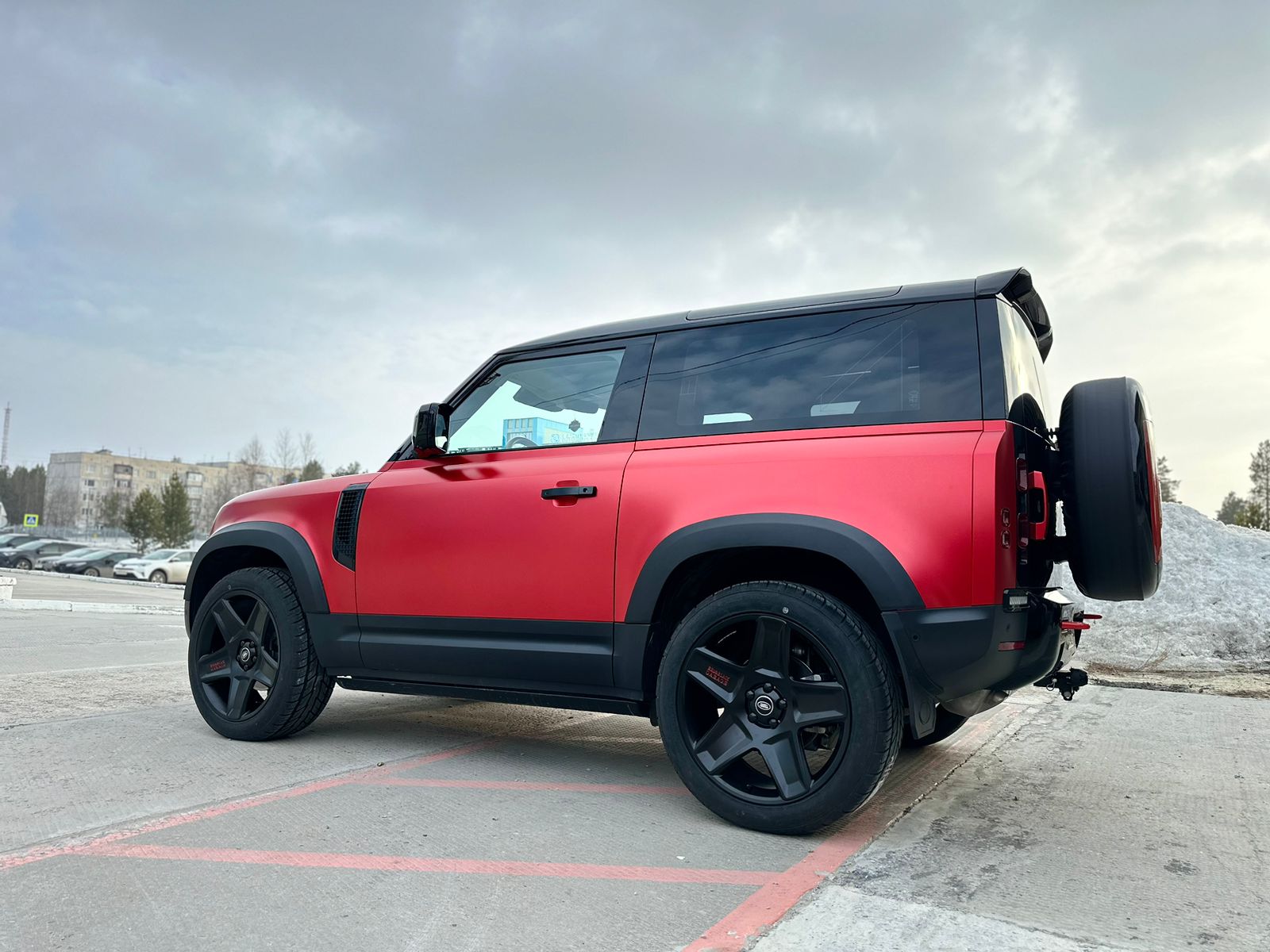 Land Rover Defender на 22" кованых дисках нашего производства фото 4